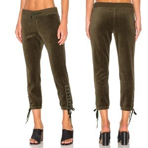 PAM & GELA lace up sweat pants women’s medium